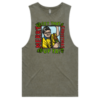 S / Moss / Large Front Design VB Longneck Christmas 🎄👍  - Tank