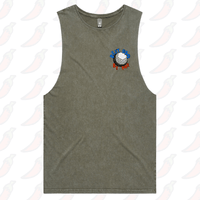 S / Moss / Small Front Design Best Dad By Par Ball ⛳ – Tank