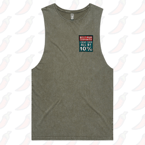 S / Moss / Small Front Design Best Mum Guarantee 🔨 - Tank