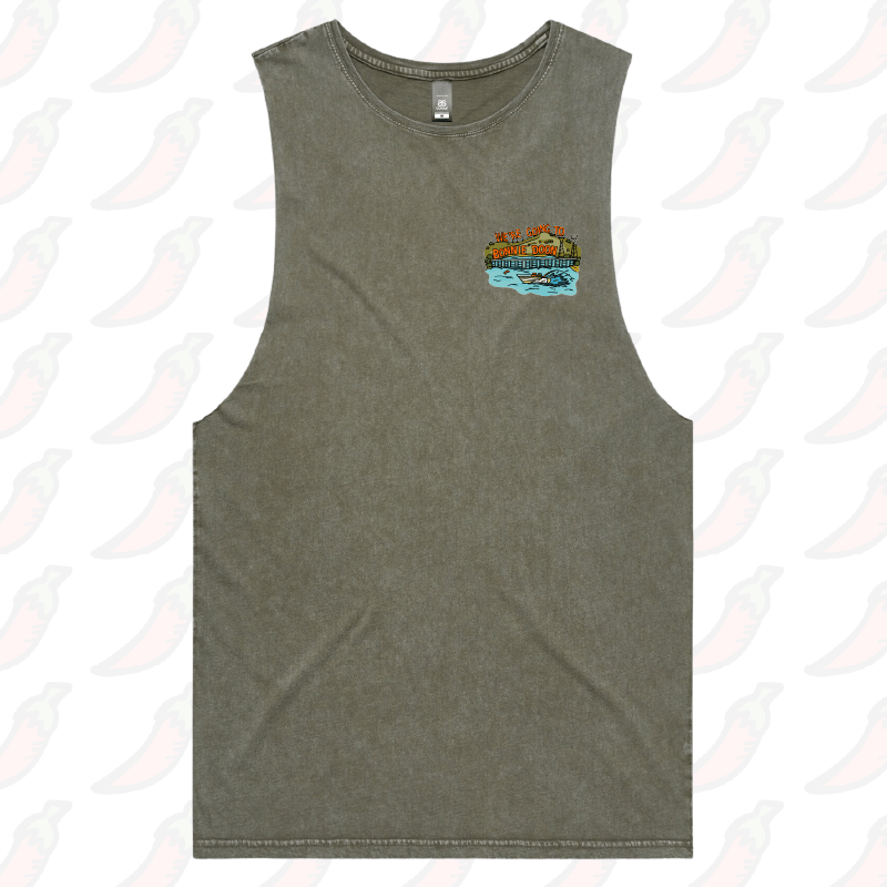 S / Moss / Small Front Design Bonnie Doon 🚤 - Tank