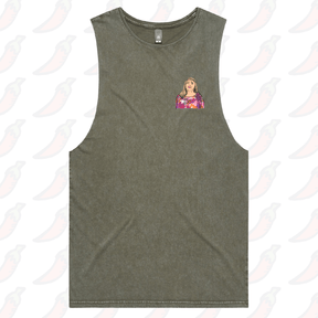 S / Moss / Small Front Design Cool Cats & Kittens 😸 - Tank