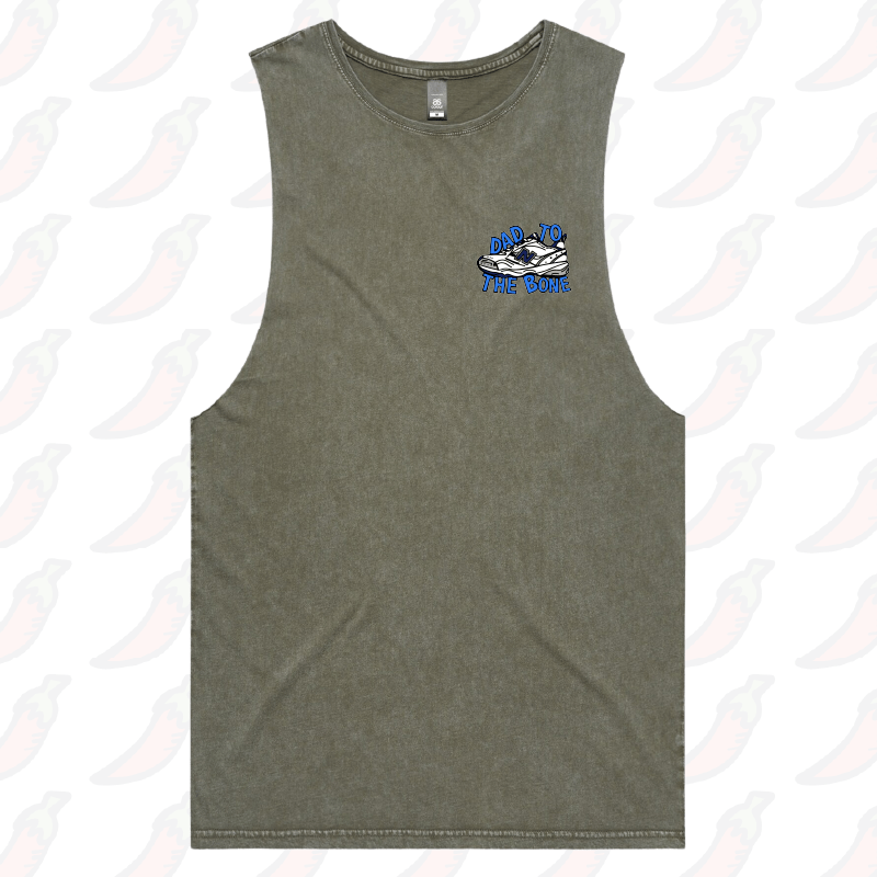 S / Moss / Small Front Design Dad To The Bone 👟 – Tank