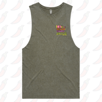 S / Moss / Small Front Design Drunk Wives Matter 🥂 – Tank