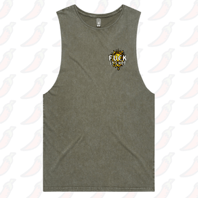 S / Moss / Small Front Design F It’s Hot ☀🤬 - Tank