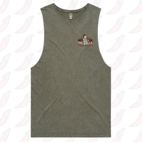 S / Moss / Small Front Design Hasbulla Fight Club 🥊 - Tank