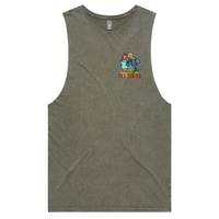 S / Moss / Small Front Design Hornbag 😈 - Tank