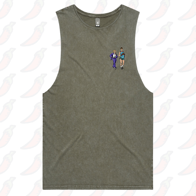 S / Moss / Small Front Design Kath & Kel 🚶‍♀️🚶‍♂️ - Tank