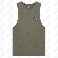 S / Moss / Small Front Design Kath & Kel 🚶‍♀️🚶‍♂️ - Tank