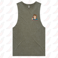S / Moss / Small Front Design Kazoo Kid 🎶- Tank