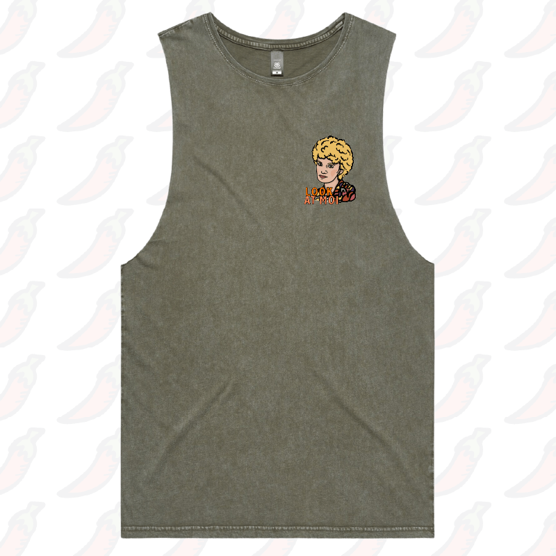 S / Moss / Small Front Design Look At Moi 👁️👁️ - Tank