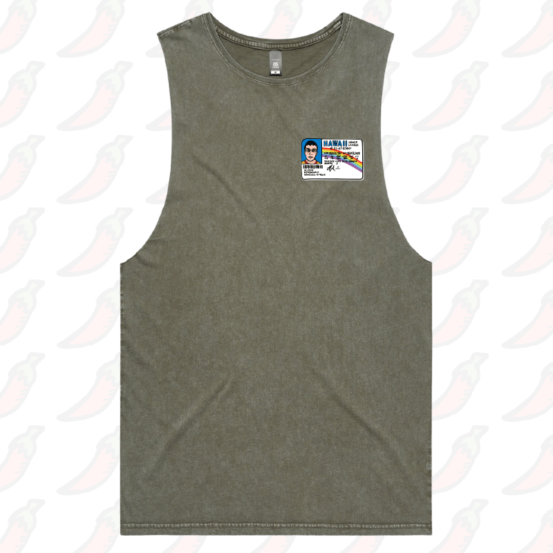 S / Moss / Small Front Design McLovin 🤓🌈 – Tank