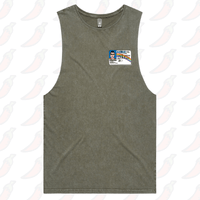 S / Moss / Small Front Design McLovin 🤓🌈 – Tank