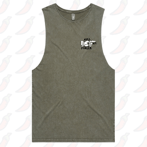 S / Moss / Small Front Design Pull My Finger 👉 – Tank