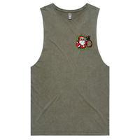 S / Moss / Small Front Design Santa is Coming 🎅🎄- Tank