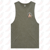 S / Moss / Small Front Design Scromo 🥜🥜  – Tank