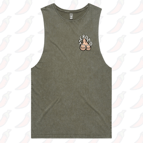 S / Moss / Small Front Design Scromo 🥜🥜  – Tank