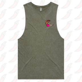 S / Moss / Small Front Design Shrimp on a Barbie 👜 - Tank