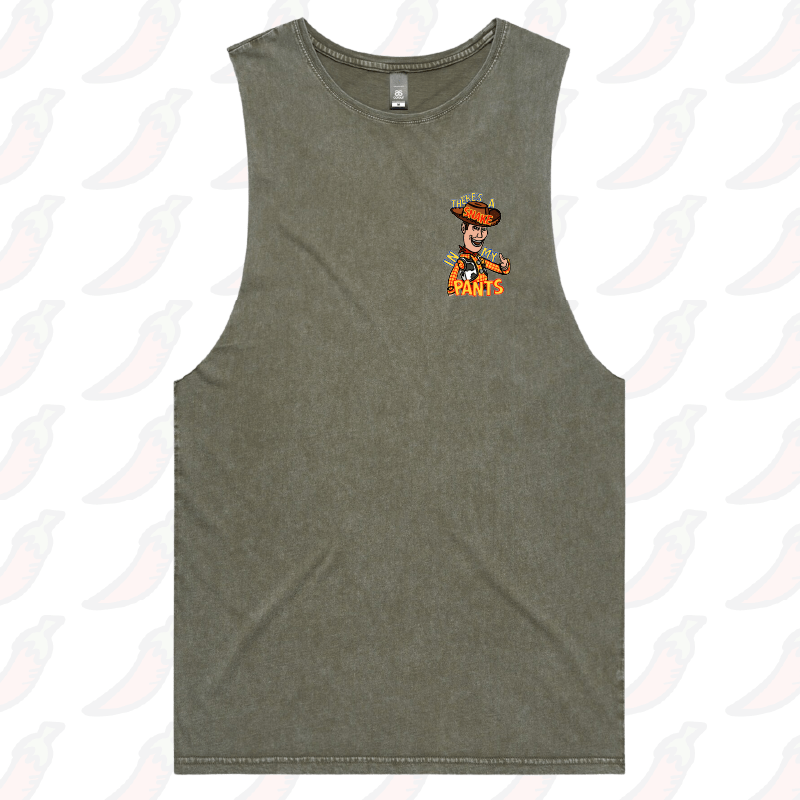 S / Moss / Small Front Design SNAKE IN MY PANTS 🐍 – Tank