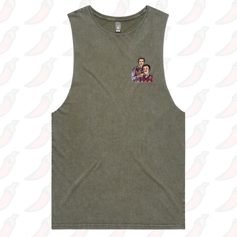 S / Moss / Small Front Design Step Brothers 👨🏽‍🤝‍👨🏻 - Tank