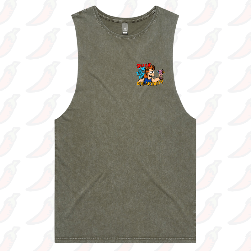 S / Moss / Small Front Design Take My Dollary Doos 💵 – Tank