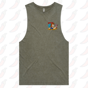 S / Moss / Small Front Design Take My Dollary Doos 💵 – Tank