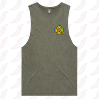 S / Moss / Small Front Design That’s A Paddlin’ 🏏 – Tank