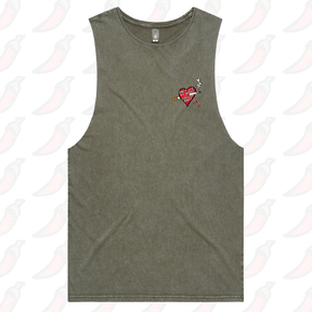 S / Moss / Small Front Design The Way To My Heart 💊🚬 – Tank
