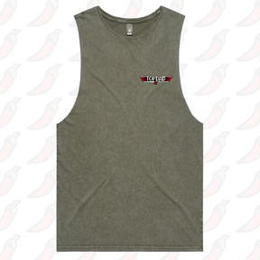 S / Moss / Small Front Design Top Dad 🕶️ - Tank