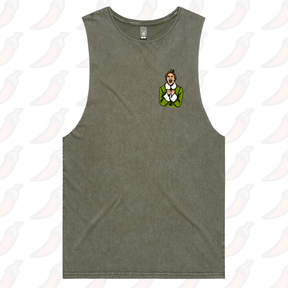 S / Moss / Small Front Design Will Ferrell Elf Christmas 🧝🎄- Tank