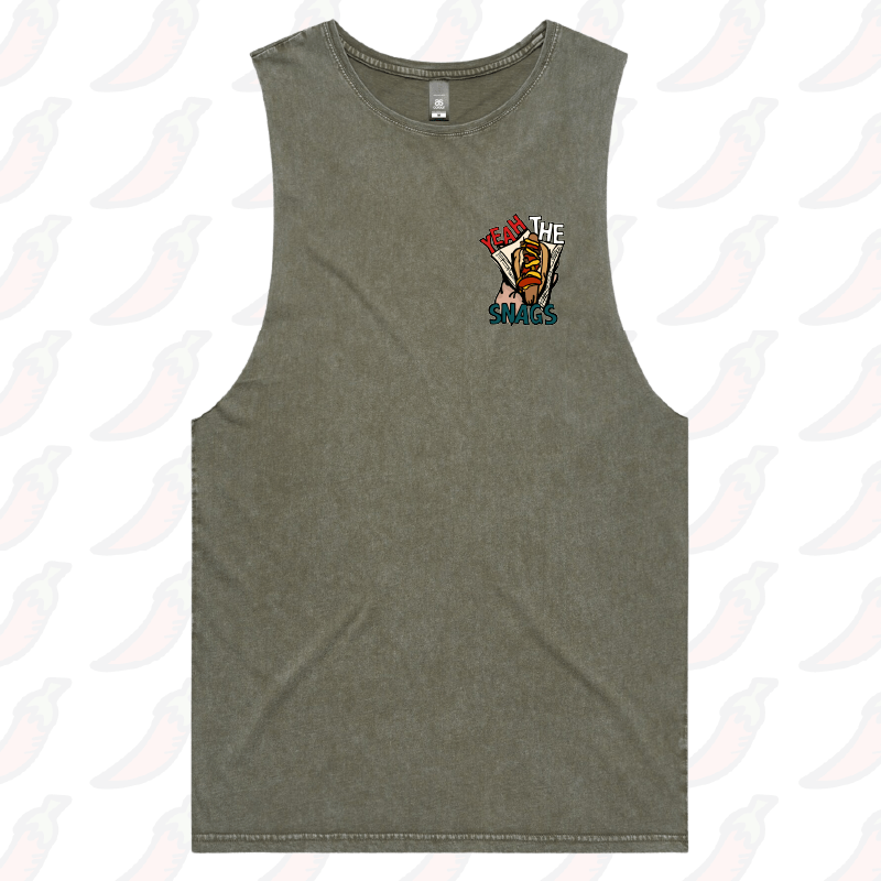 S / Moss / Small Front Design Yeah the Snags! (YTS!) 🌭 - Tank