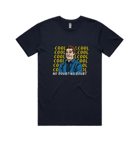 S / Navy / Large Front Design Cool Cool Cool 👮‍♂️ - Men's T Shirt