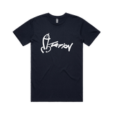 S / Navy / Large Front Design Dictation 📏 - Men's T Shirt