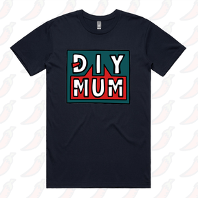 S / Navy / Large Front Design DIY Mum 🔨 – Men's T Shirt