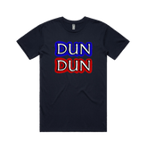 S / Navy / Large Front Design Dun Dun 🚔 - Men's T Shirt