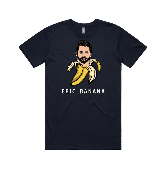 S / Navy / Large Front Design Eric Banana 🍌 - Men's T Shirt
