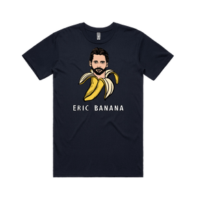 S / Navy / Large Front Design Eric Banana 🍌 - Men's T Shirt