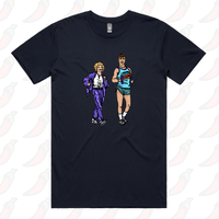 S / Navy / Large Front Design Kath & Kel 🚶‍♀️🚶‍♂️ - Men's T Shirt