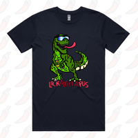 S / Navy / Large Front Design Lickalottapus 🦖👅- Men's T Shirt