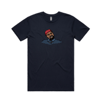 S / Navy / Large Front Design Make America Yeezy Again 🦅 - Men's T Shirt