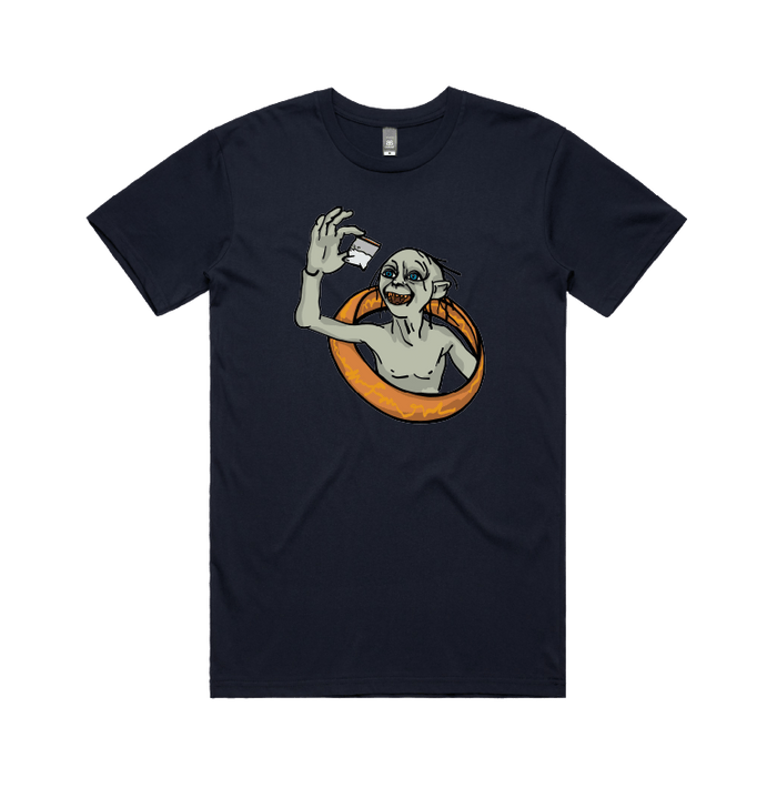 S / Navy / Large Front Design My Precious 👃🏻 - Men's T Shirt