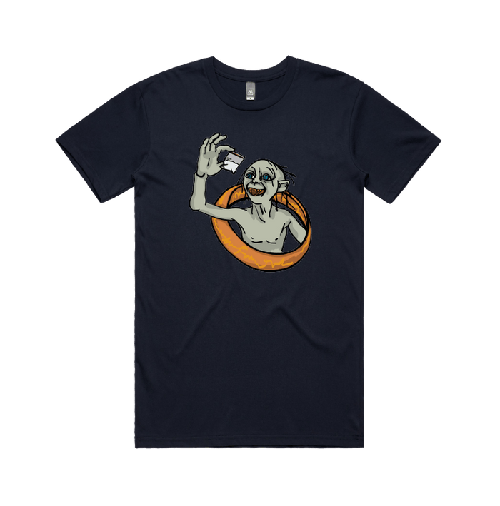 S / Navy / Large Front Design My Precious 👃🏻 - Men's T Shirt