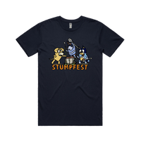 S / Navy / Large Front Design Stumpfest 🪓 - Men's T Shirt
