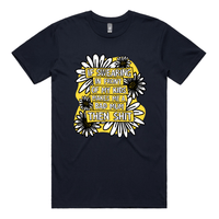 S / Navy / Large Front Design Sweary Mum 🤬🎀 - Men's T Shirt