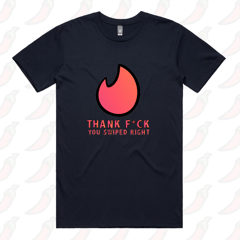 S / Navy / Large Front Design Swipe Right 🔥 - Men's T Shirt