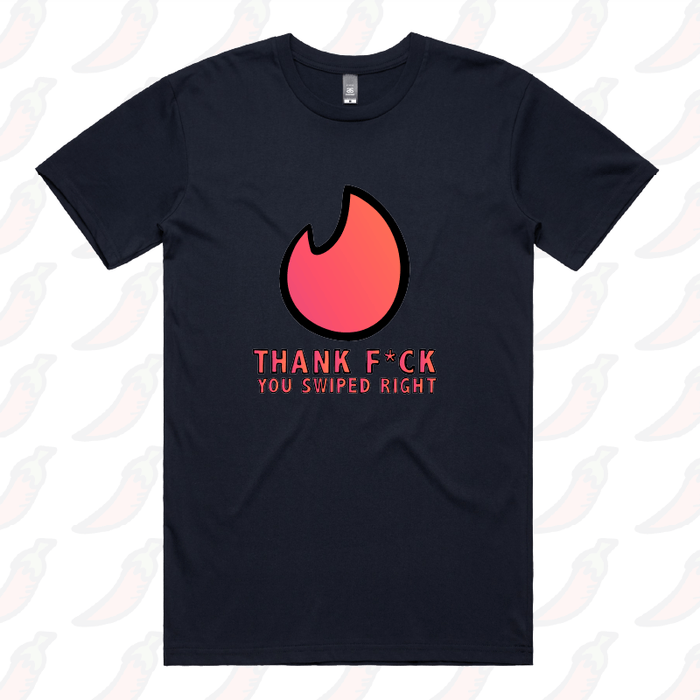 S / Navy / Large Front Design Swipe Right 🔥 - Men's T Shirt