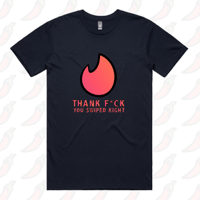 S / Navy / Large Front Design Swipe Right 🔥 - Men's T Shirt