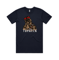 S / Navy / Large Front Design Tupacca ✊🏾 - Men's T Shirt
