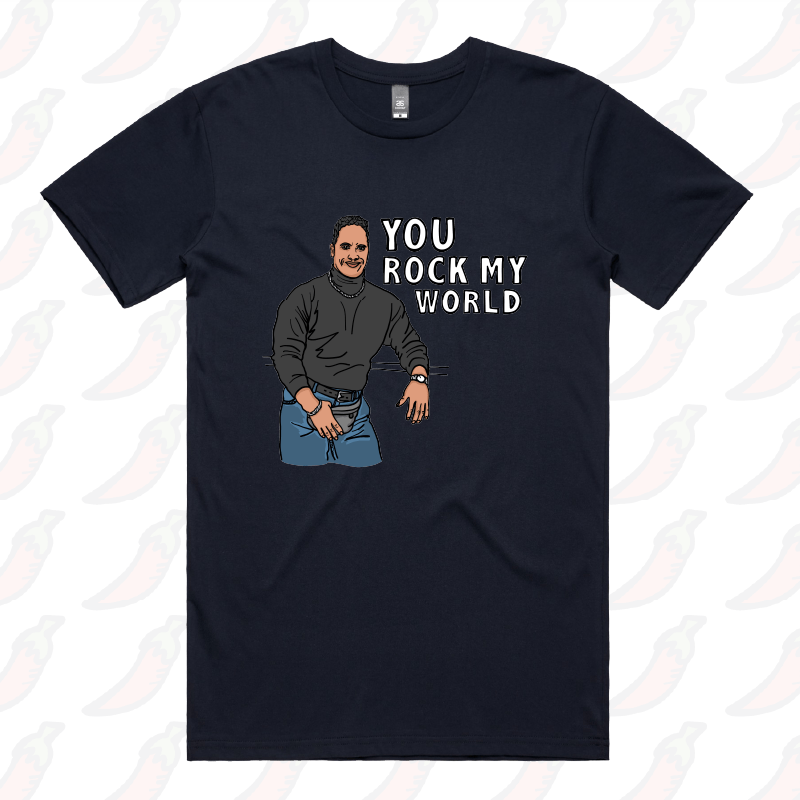 U Rock My World 👨🏾 - Men's T Shirt