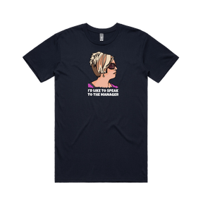 S / Navy / Large Front Design Unleash the Karen 😤 - Men's T Shirt
