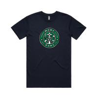 S / Navy / Large Front Design Wake & Bake 🚬 - Men's T Shirt